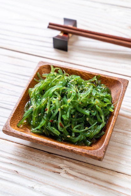 Premium Photo | Seaweed salad -japanese style