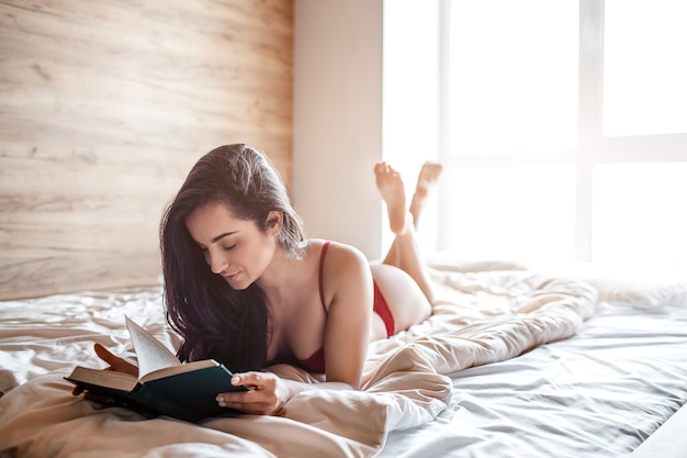 Naked book reading
