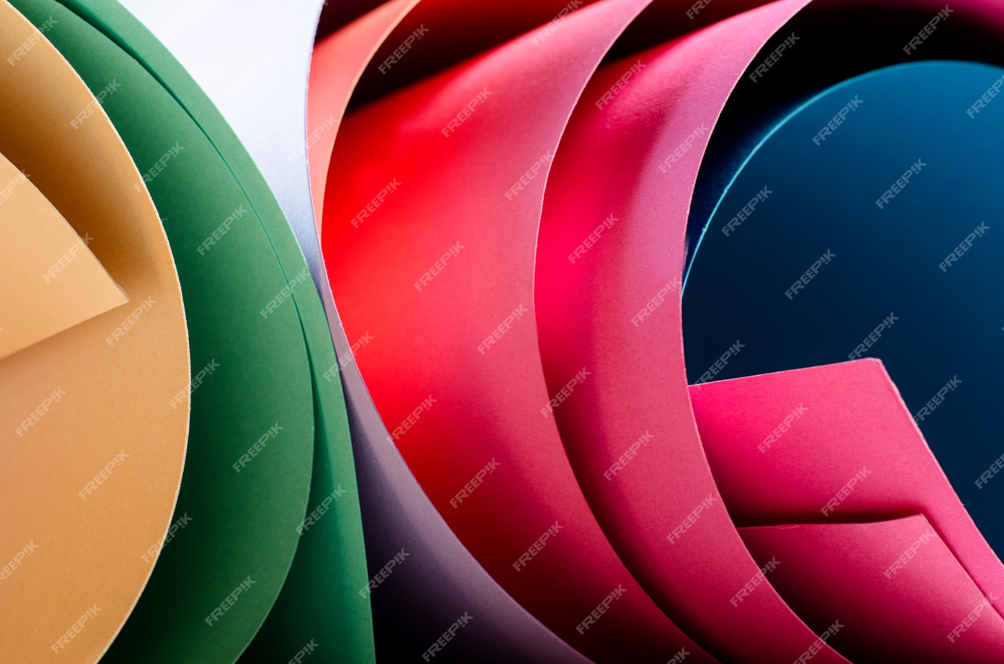 Premium Photo | Set of colored cardboard