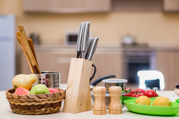 our table kitchen utensils