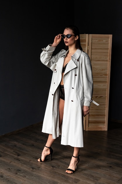 trench coat lingerie