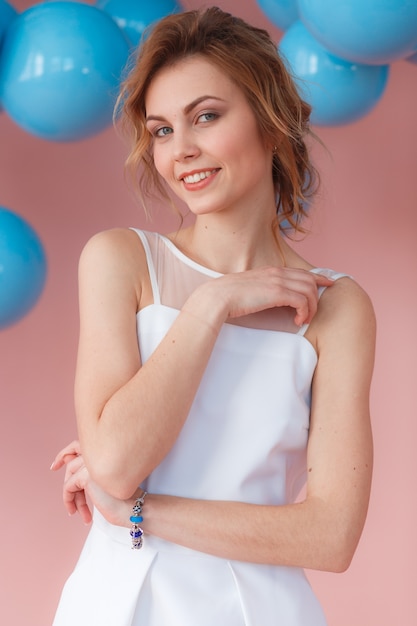 sexy girl white dress