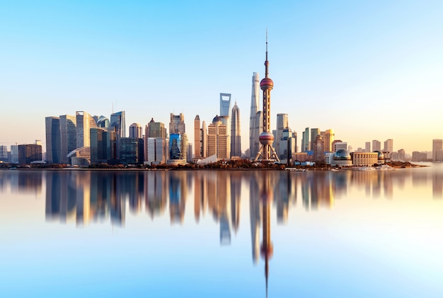 Shanghai city skyline Photo | Premium Download