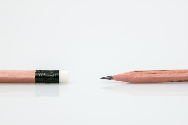 end of a pencil