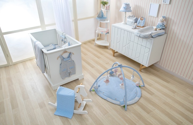 shelves baby room