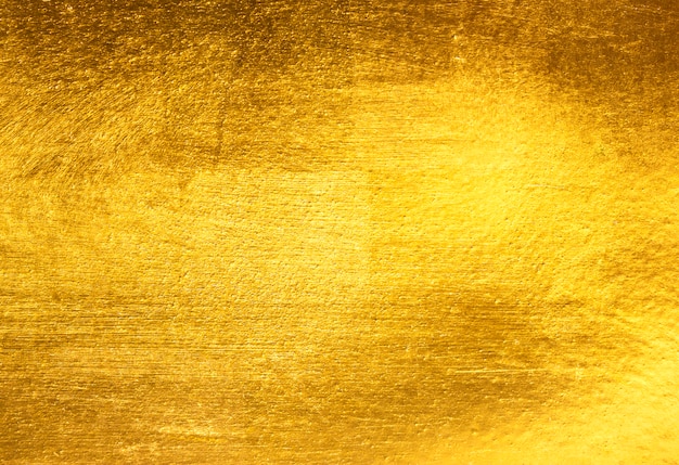 Premium Photo | Shiny yellow leaf gold foil texture
