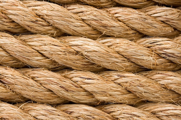 Premium Photo | Ship ropes as texture