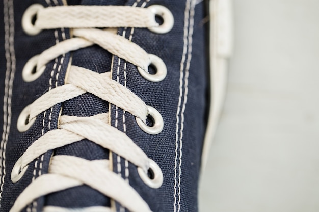 Shoelaces close-up | Free Photo