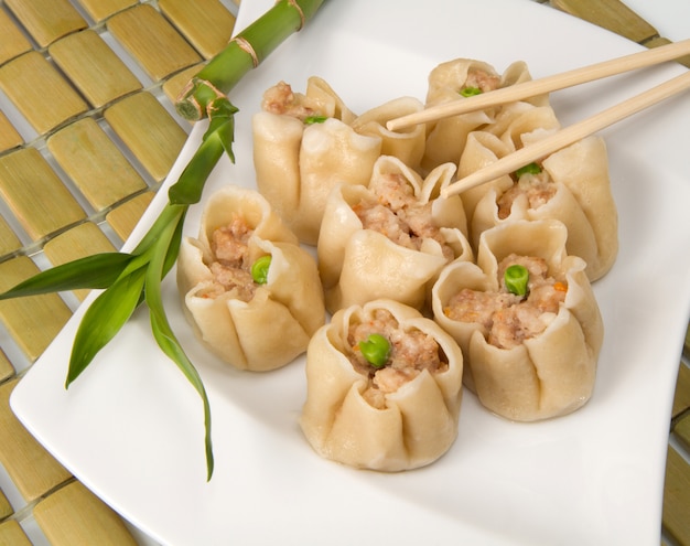 Premium Photo | Shrimp dim sum