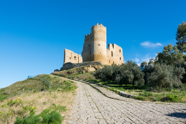 Premium Photo | Sicilian castles. mazzarino medieval castle.