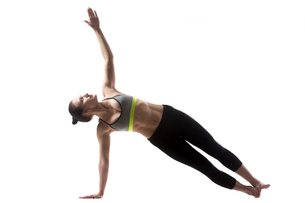 Side plank pose Free Photo