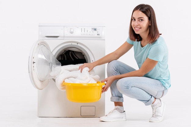 washing towels