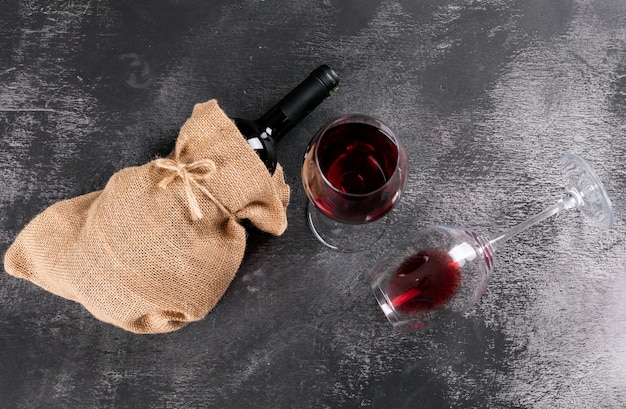 wine in a sack