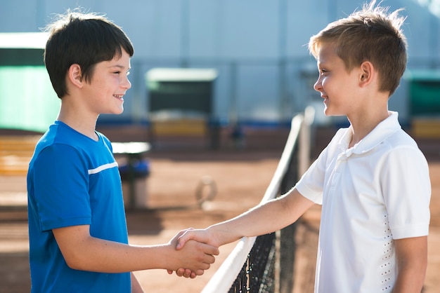 Kids Shaking Hands