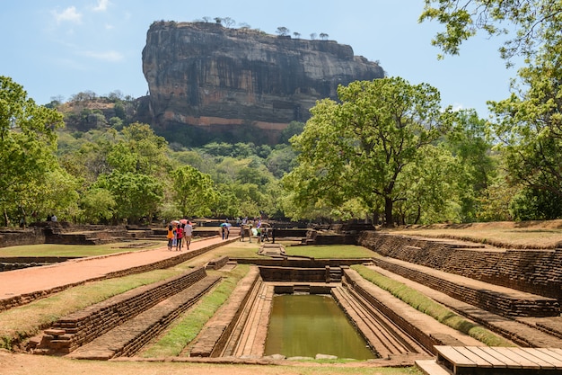 Premium Photo Sigiriya Or Sinhagiri Lion Rock Sinhalese Is An Ancient Rock Fortress Located In The Northern Matale District Near The Town Of Dambulla In The Central Province Sri Lanka