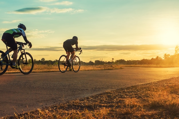 riding bicycle