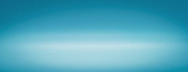 シンプルな青のグラデーションの背景 プレミアム写真