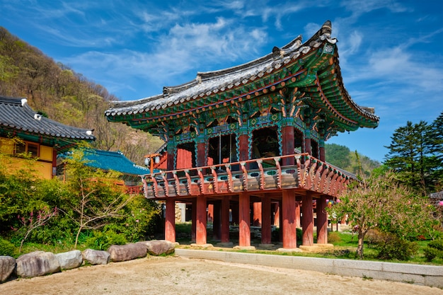 雪岳山国立公園 雪岳山 韓国の新興寺 プレミアム写真