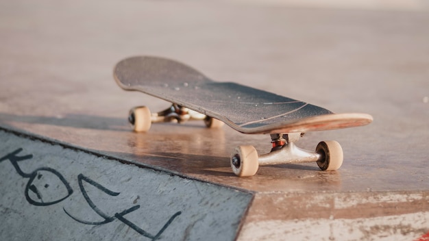 Free Photo | Skateboard outdoors at the skatepark