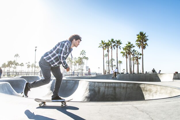 Premium Photo | Skateboarder