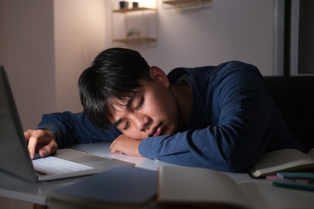 Sleepy At Office Desk Sleepy At Office Desk