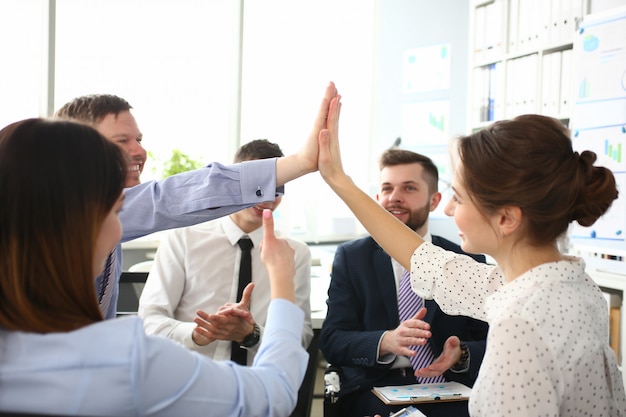 Premium Photo | Smart colleagues smile