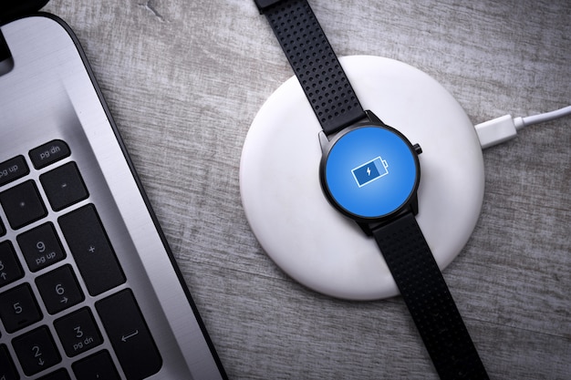 android smartwatch wireless charging