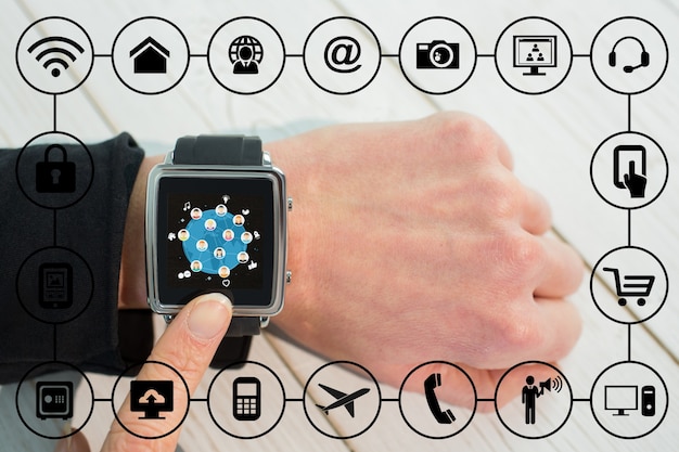 free smartwatch with phone contract