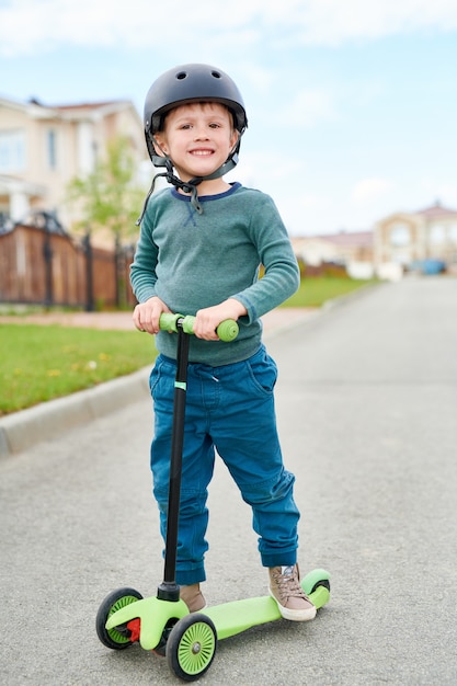 little boy scooter