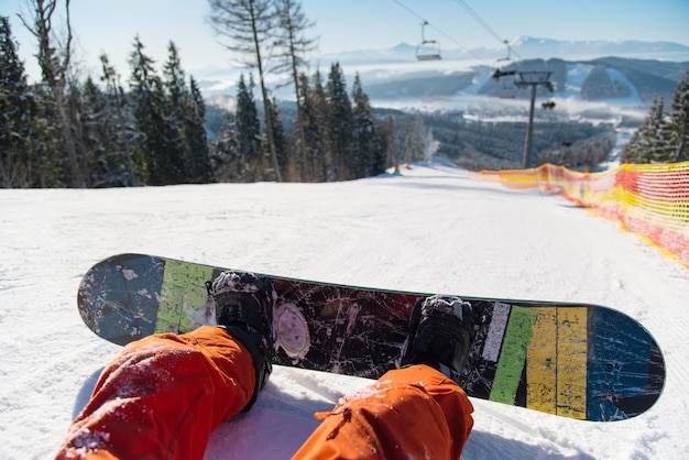 snowboard feet