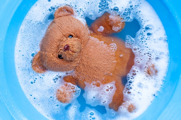 laundry detergent teddy bear