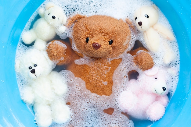 laundry detergent teddy bear