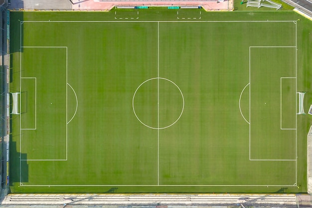 Premium Photo Soccer Field Seen From Above