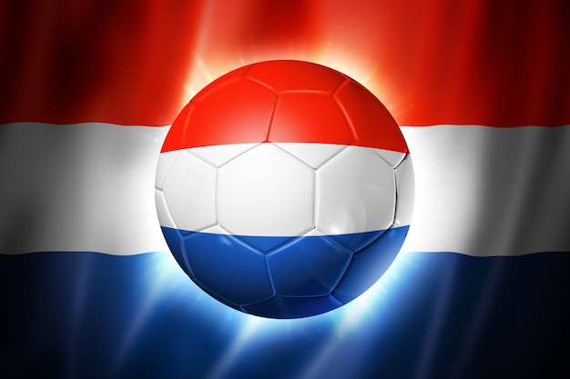 Premium Photo Soccer Football Ball With Netherlands Flag 9937