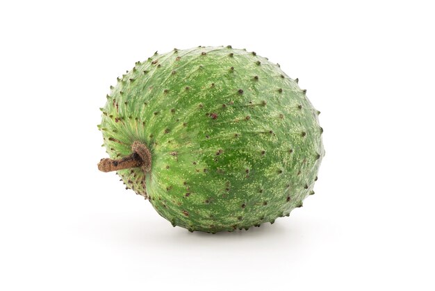 Premium Photo Soursop Or Annona Muricata Fruit Isolated On White Wall With Clipping Path