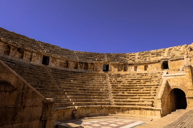 Premium Photo | South theater of the ancient roman city of gerasa of ...