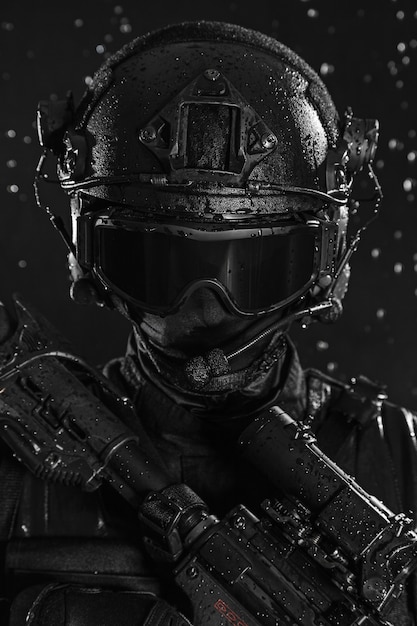 Premium Photo | Spec ops police officer swat