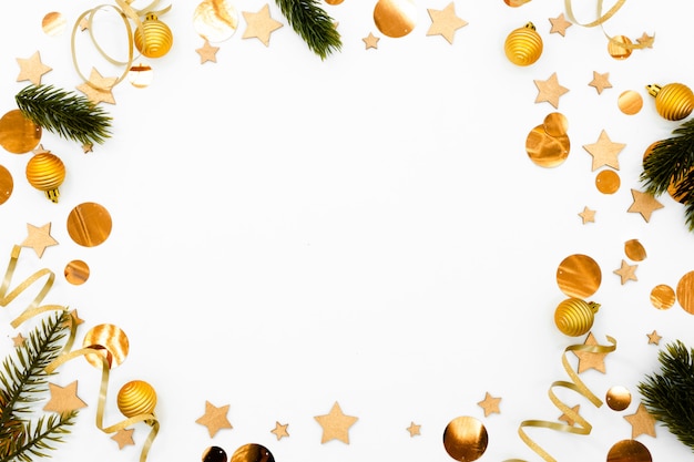 Premium Photo | Spiral empty white notepad on festive christmas background.