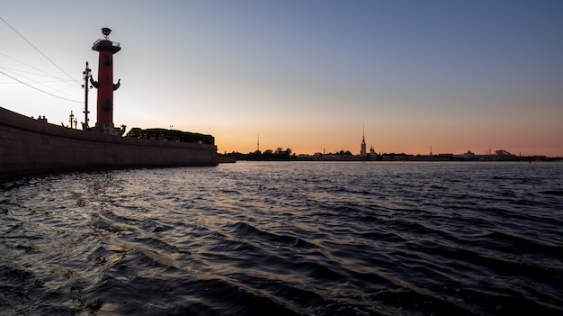 Premium Photo Spit Of Vasilyevsky Island And Peter And Paul Fortress