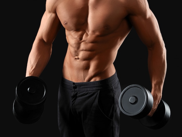 black ripped man