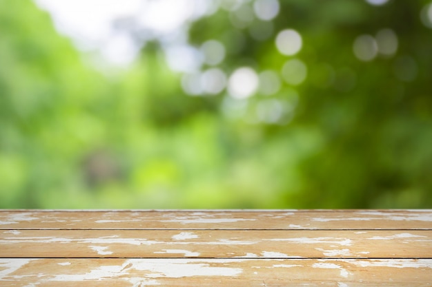 Premium Photo | Spring background with wooden table