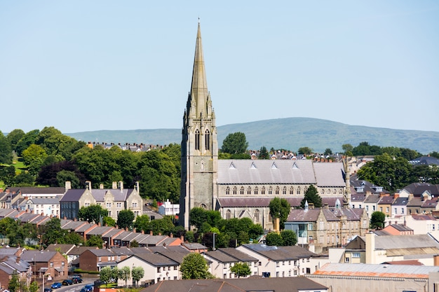 Premium Photo | St. eugene's cathedral, derry, northern ireland