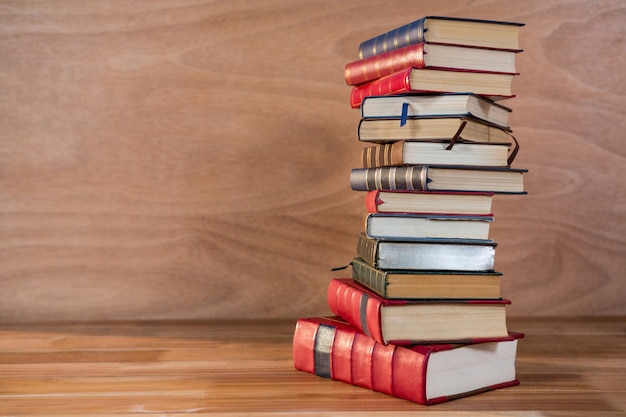 stacks of books