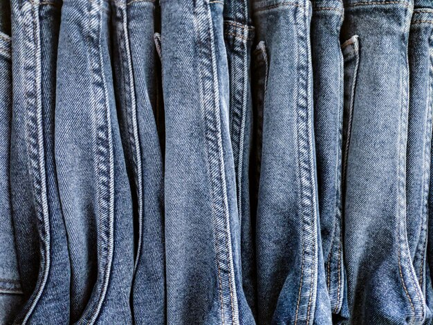 stacked jeans blue