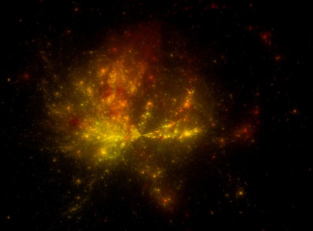 Starry outer space background texture Premium Photo