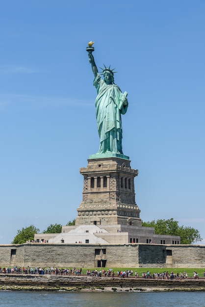 Premium Photo | Statue of liberty national monument in new york