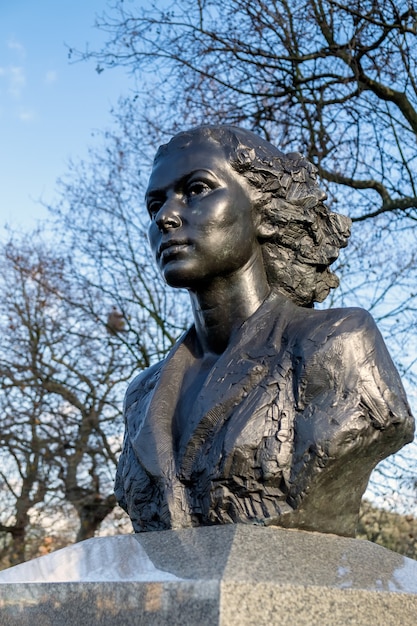 Premium Photo | Statue of violette szabo in london