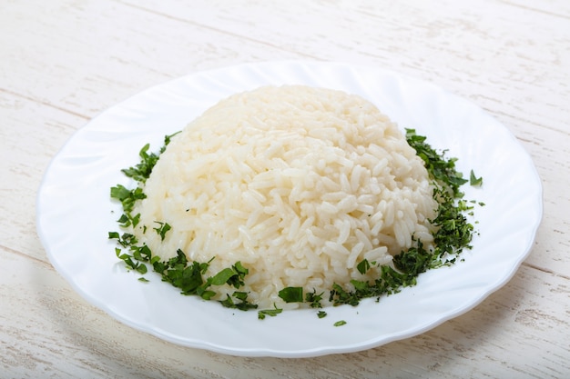 Premium Photo | Steamed rice