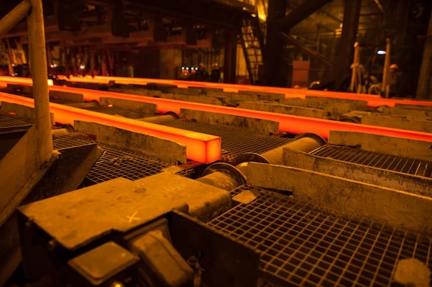 Steel and metal production Premium Photo