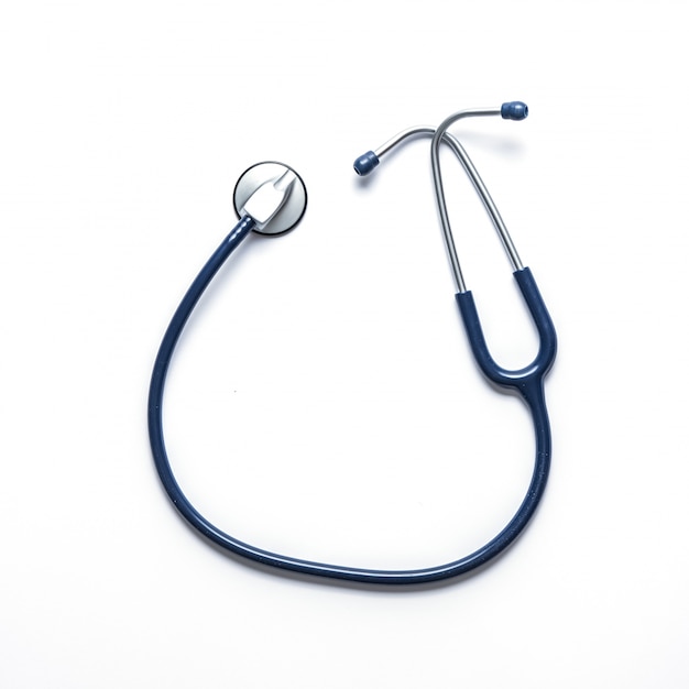 Stethoscope to measure the heartbeat Photo Free Download